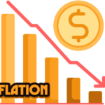 Disinflation cover is made by FInsurlog and using image justicon Freepik