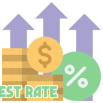Interest Rate cover is made by Finsurlog and using image from toempong Freepik