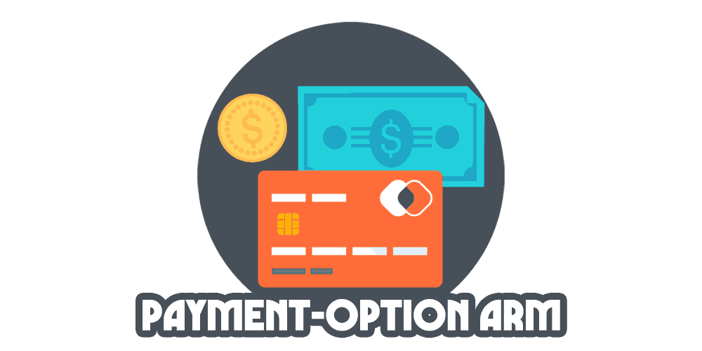 Payment Option ARM cover is made by Finsurlog and using image from howcolour Freepik