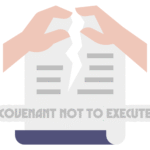Covenant Not To Execute cover is made by Finsurlog and using image from Wichai.wi freepik