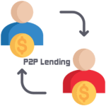 P2P Lending cover is made by Finsurlog and using image from syafii5758 freepik