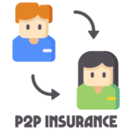 P2P Insurance cover is made by Finsurlog and using image from freepik