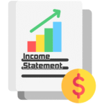Income Statement cover is made by Finsurlog and using image from cah nggunung freepik