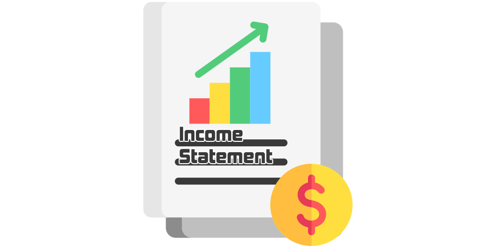Income Statement cover is made by Finsurlog and using image from cah nggunung freepik